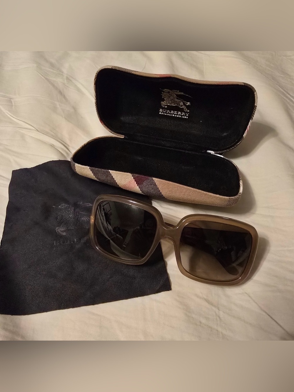 Burberry Check Sunglasses